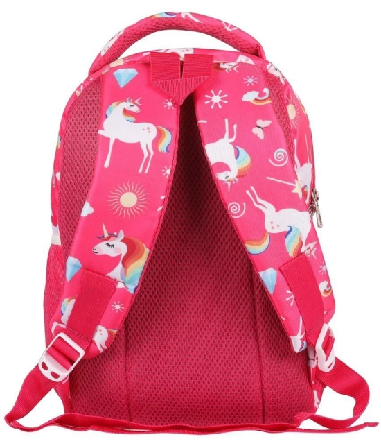 Da Tasche Pink Polyester Backpack For Kids