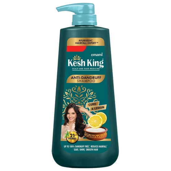 Emami Kesh King Scalp and Hair Medicine Ayurvedic Hairfall Expert Anti-Dandruff Shampoo 1000ml