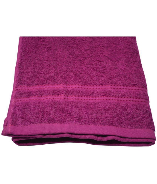 Gahoifab Single Cotton Bath Towel Purple - Purple