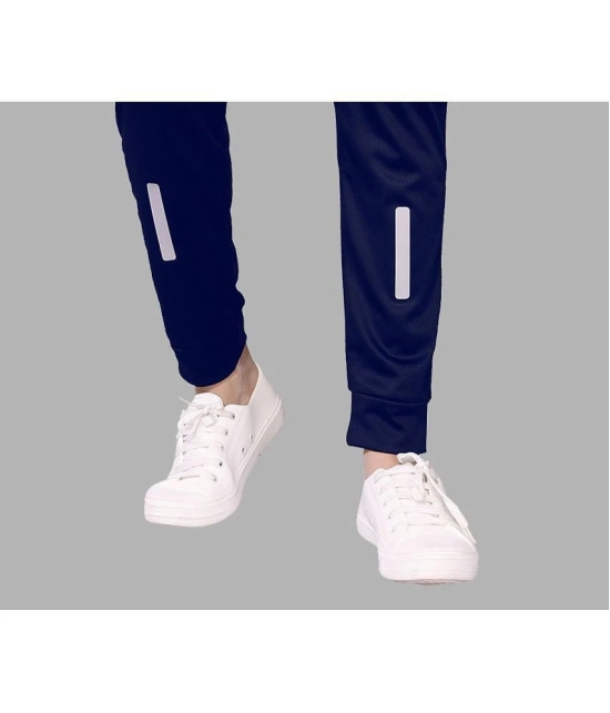 Anand Navy Blue Lycra Mens Joggers ( Pack of 1 ) - None