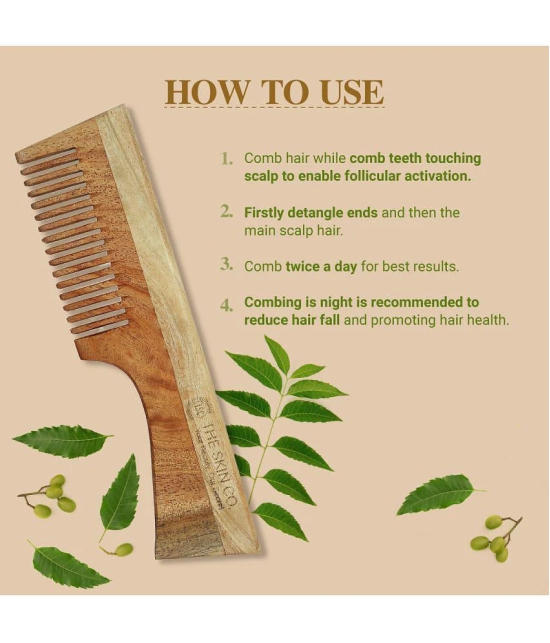 THE SKIN CO. - Wide Tooth Comb For All Hair Types ( Pack of 1 )