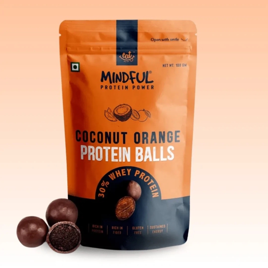 Coconut Orange Protein Balls Pack of 3 - 300g