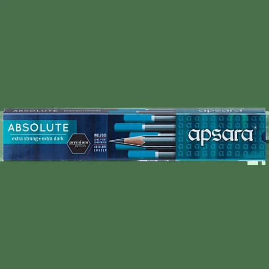 Apsara Absolute Extra Strong Extra Dark, Pack Of 10