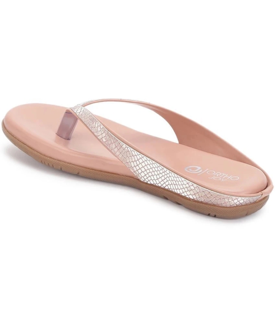 ORTHO JOY - Pink Womens Flats - None