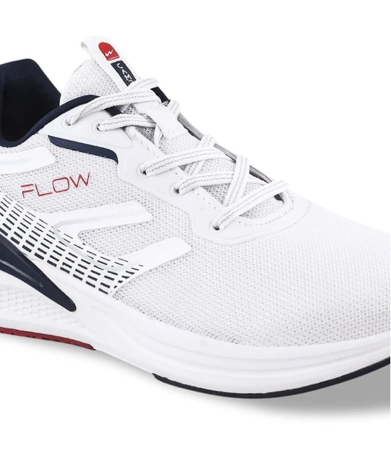 Campus - FLOW PRO White Mens Sports Running Shoes - None