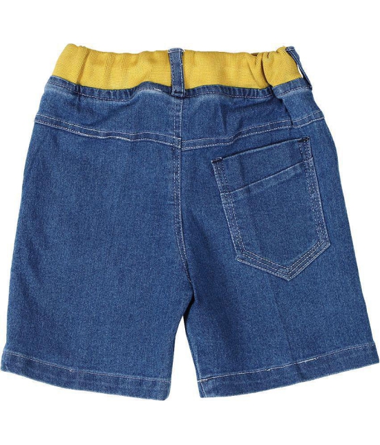 Cremlin Clothing - Blue Denim Boys Shorts ( Pack of 1 ) - None