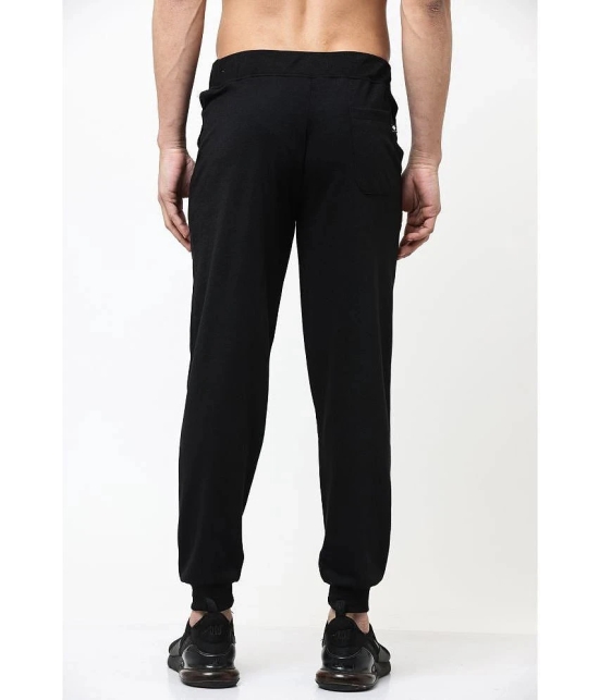 Leotude - Black Cotton Blend Mens Joggers ( Pack of 1 ) - None