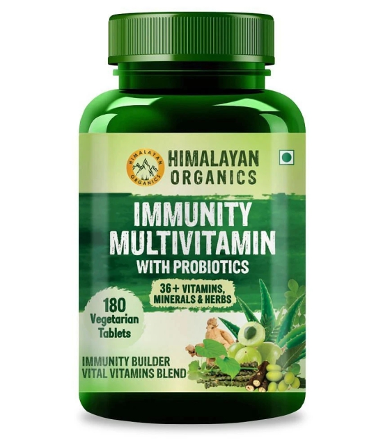 Himalayan Organics Immunity Multivitamin with Probiotics Men & Women 180 Tablet