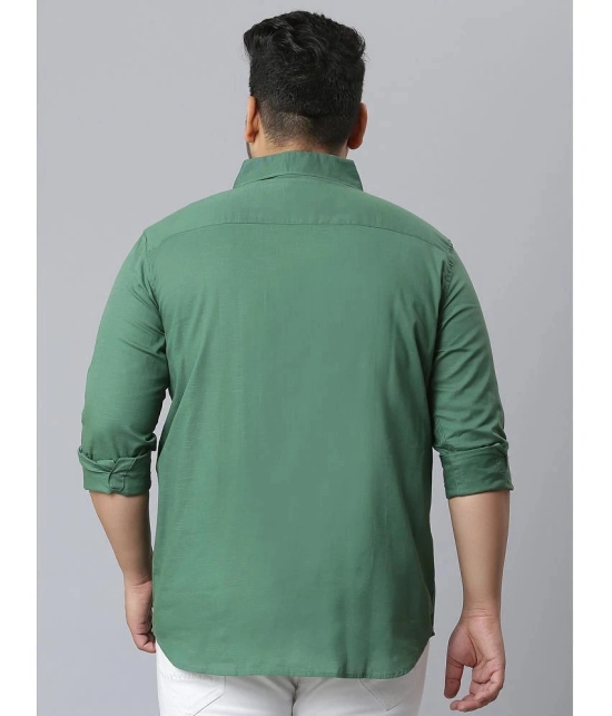 instaFab - Green Cotton Oversized Fit Mens Casual Shirt ( Pack of 1 ) - None