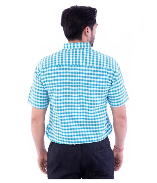 DESHBANDHU DBK - Blue Cotton Regular Fit Mens Formal Shirt (Pack of 1) - None