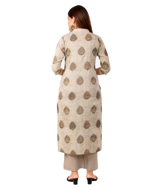 miravan Cotton Kurti With Palazzo - Stitched Suit - XL