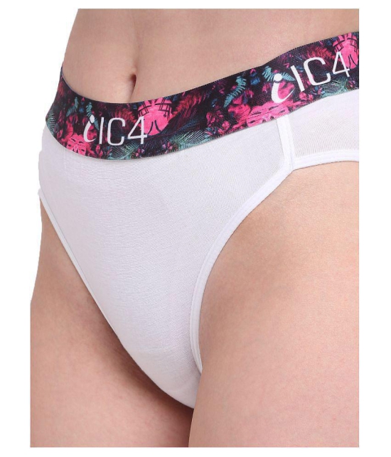 IC4 Cotton Lycra Bikini Panties - Pack of 2 - S