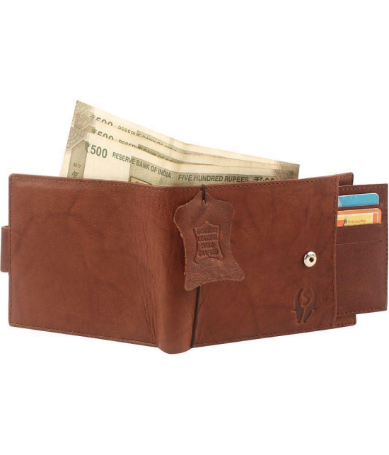 samtroh - Leather Brown Men's Regular Wallet ( Pack of 1 ) - Brown