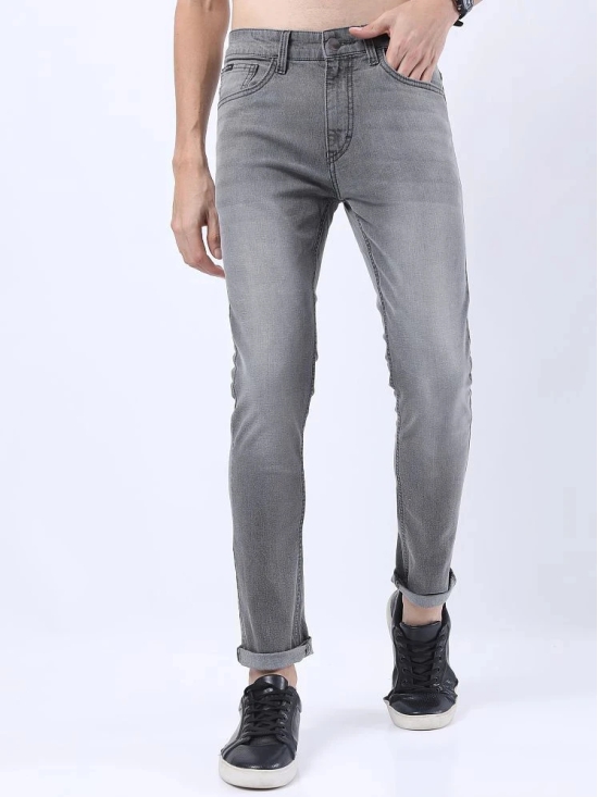 Ketch Skinny Fit Washed Mens Jeans - Light Grey ( Pack of 1 ) - None