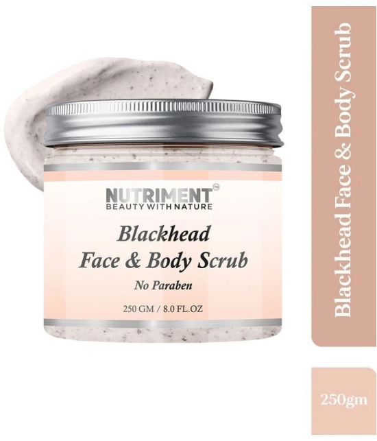 Nutriment Blackhead Face And Body Scrub For Men & Women ( Pack of 1 ) - 250gm