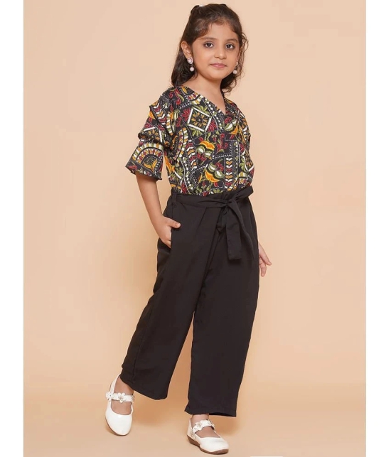 Arshia Fashions - Multicolor Crepe Girls Jumpsuit ( Pack of 1 ) - None