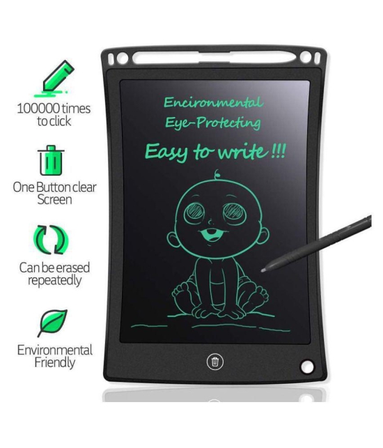 8.5 Inch LCD Writing Tablet Pad, Handwriting Drawing E Writer Board with Erase Button | Suitable for Kids and Adults - Pack of 1