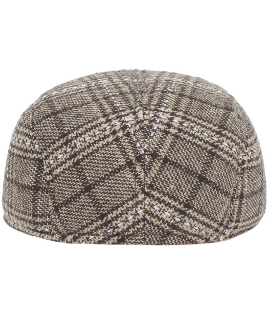 Zacharias - Brown Woollen Mens Cap ( Pack of 1 ) - Brown