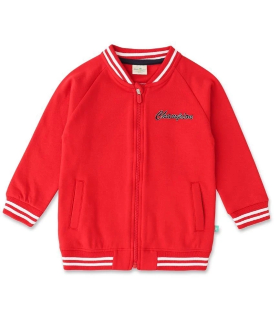 Juscubs Red Cotton Boys Sweatshirt ( Pack of 1 ) - None