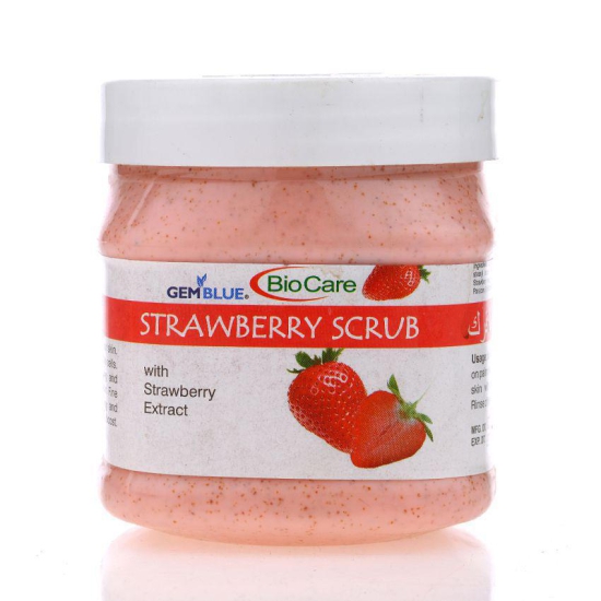 gemblue biocare Strawberry Facial Scrub 500 ml