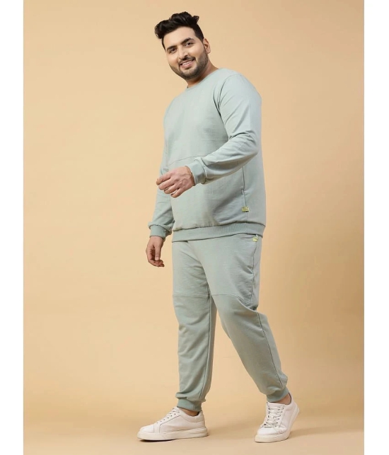 Rigo Light Green Cotton Blend Regular Fit Mens Tracksuit ( Pack of 1 ) - None