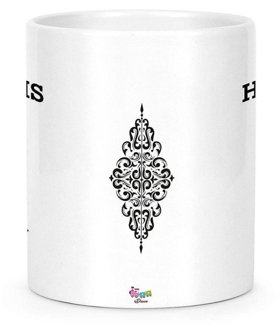 Idream Quote Printed Ceramic Coffee Mug 1 Pcs 330 mL - White