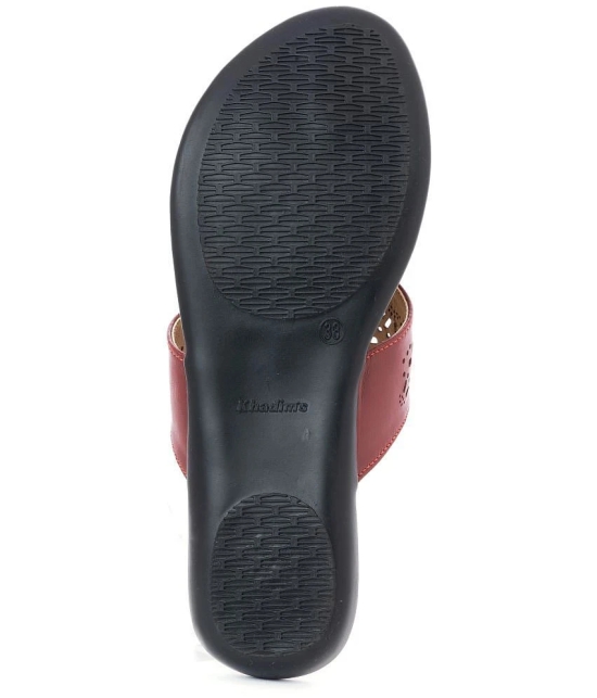 KHADIM Maroon Womens Flats - None