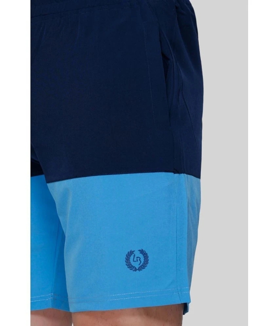 LEEBONEE Blue Polyester Mens Shorts ( Pack of 1 ) - None