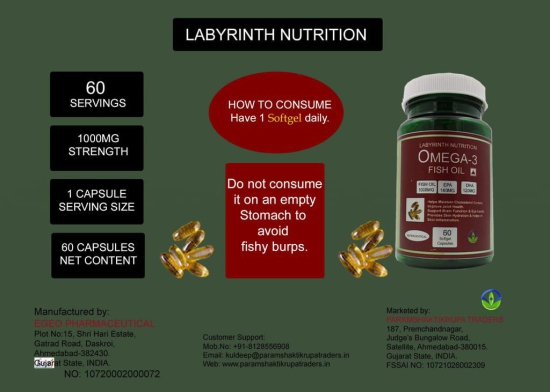 Labyrinth Omega 3 Fish Oil_60 softgel