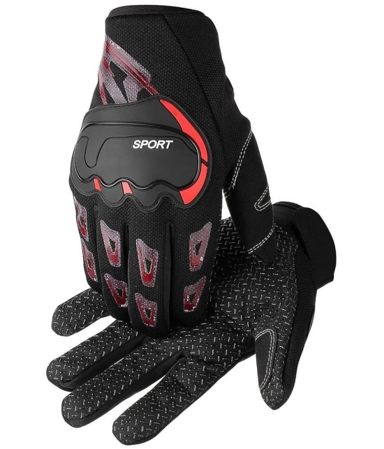 ZAYSOO Full Fingers Nylon Riding Gloves ( Pair of 1 ) - M