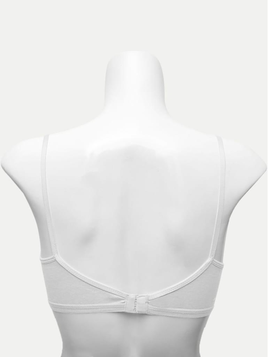 Women Flower Bra - White Color