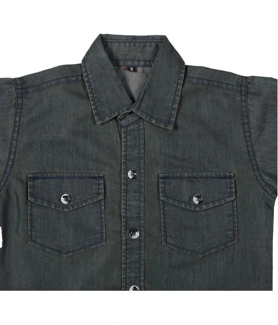 Kids Denim Full sleeves Shirt - None