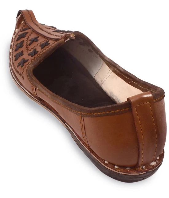 Anjaneya Creations Brown Mens Jutti - None