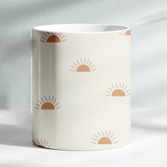 ForVano Beautiful Mug Featuring a Vibrant, Abstract Design with a Gradient of Colors