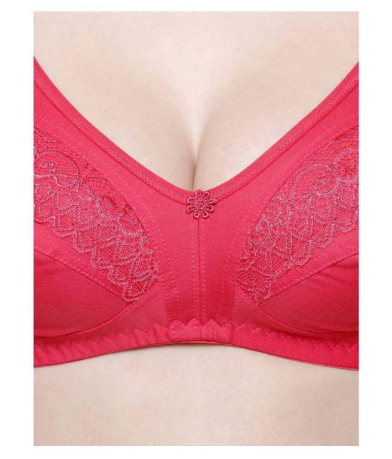 KYODO Poly Cotton Shaping Bra - Red - 42B