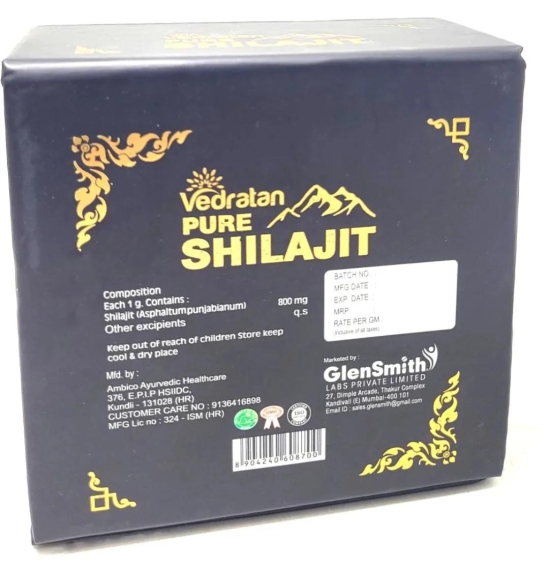 Vedratan Pure Shilajit  Resin Form 20gm