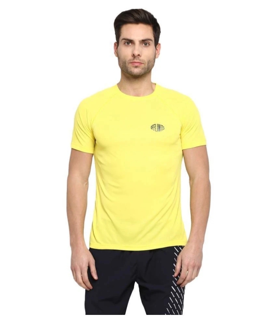 OFF LIMITS Yellow Polyester T-Shirt - 2XL