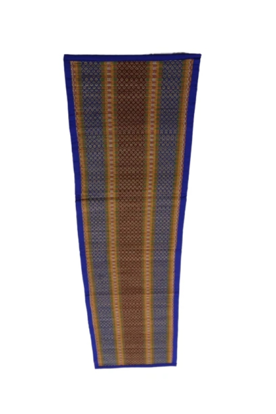 Table Runner Mk Blue & Yellow 12×48 In