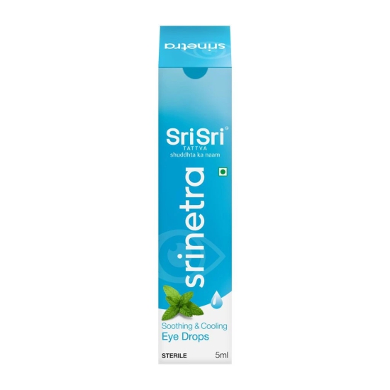 Sri Sri Tattva Srinetra Eye Drops - Soothing & Cooling | Protects Eyes From Dust, Pollution & Dirt | 5 ml