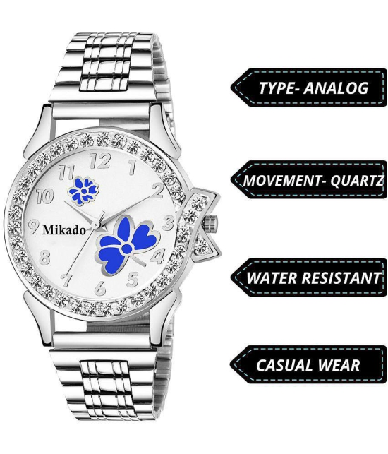 Mikado - Silver Stainless Steel Analog Womens Watch