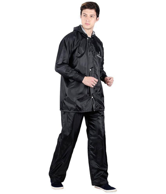 Goodluck Raincoat Set - Black - None