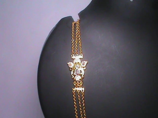 Gold Plated Traditional Long Necklace