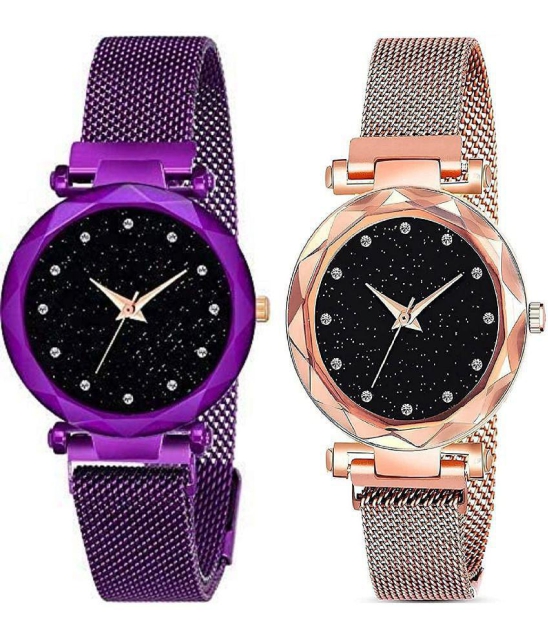 Hala - Multicolor Stainless Steel Analog Womens Watch