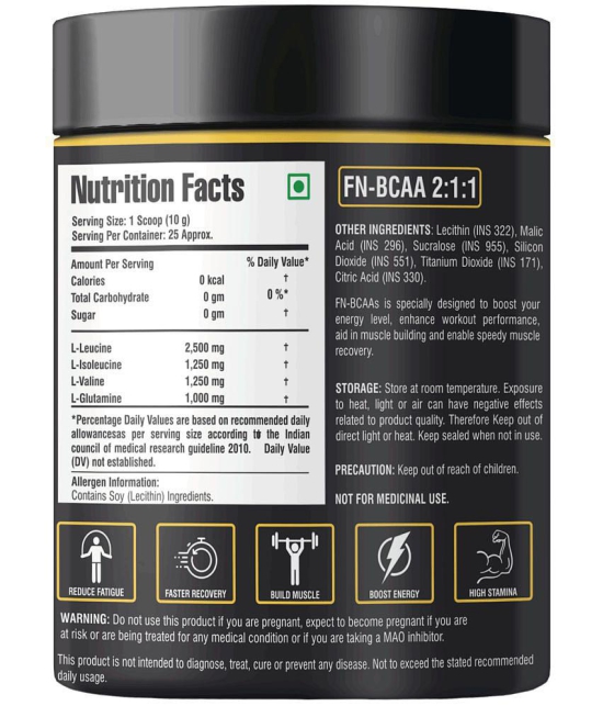 Floral Nutrition BCAA 2:1:1 intra workout supplement 250 gm