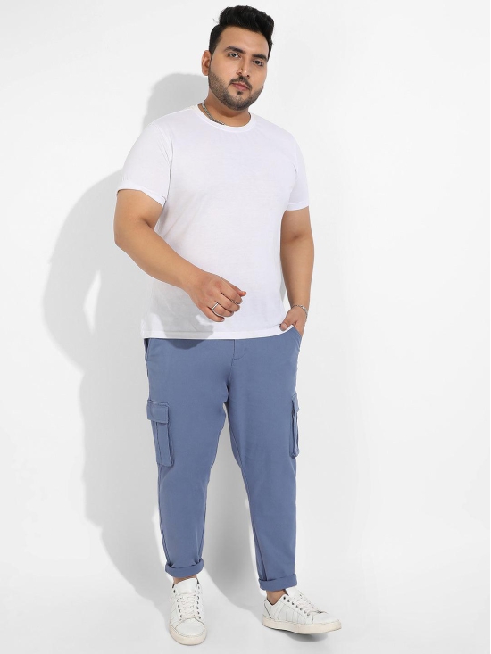 Blue Cargo Trousers Blue 42