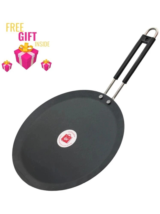 LAZYWINDOW Iron Dosa Tawa ( Pack of 1 ) - Black