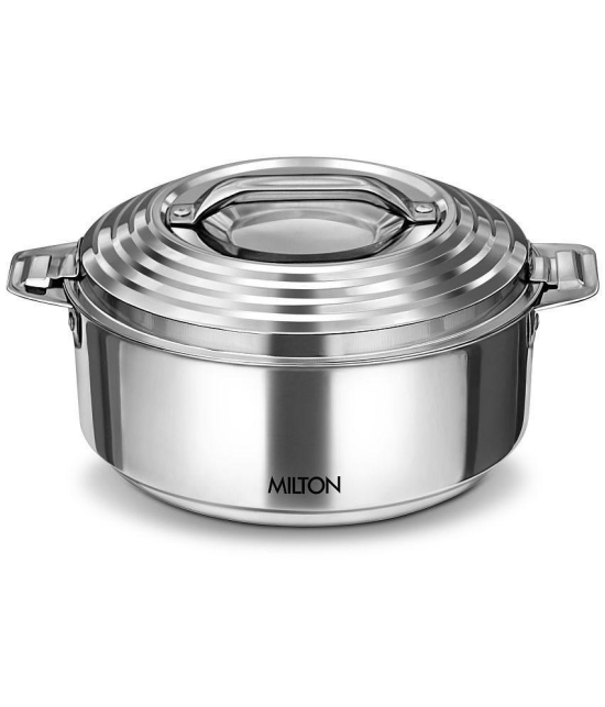 Milton Thermosteel Galaxia Casserole, 2500 ml, Steelplain - Silver