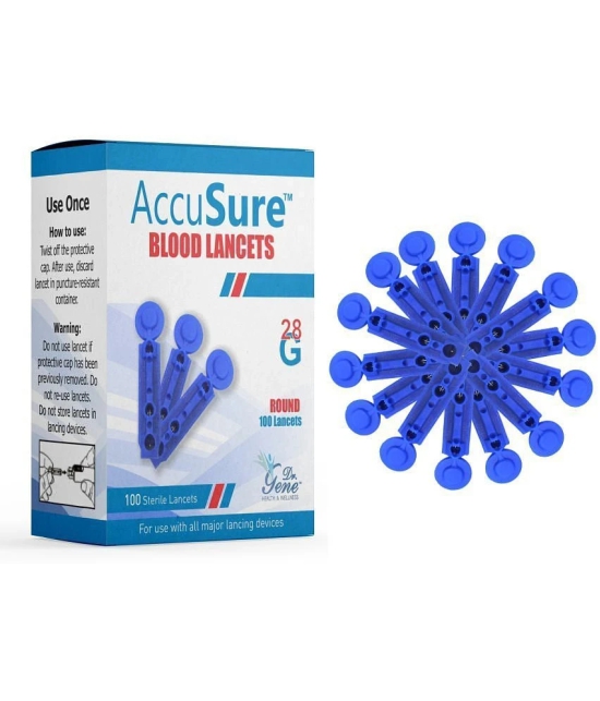 AccuSure Round Lancets(Blue)(200)