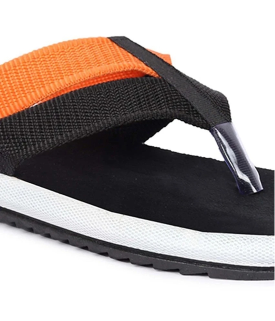 Aadi - Orange Fabric Daily Slipper - None