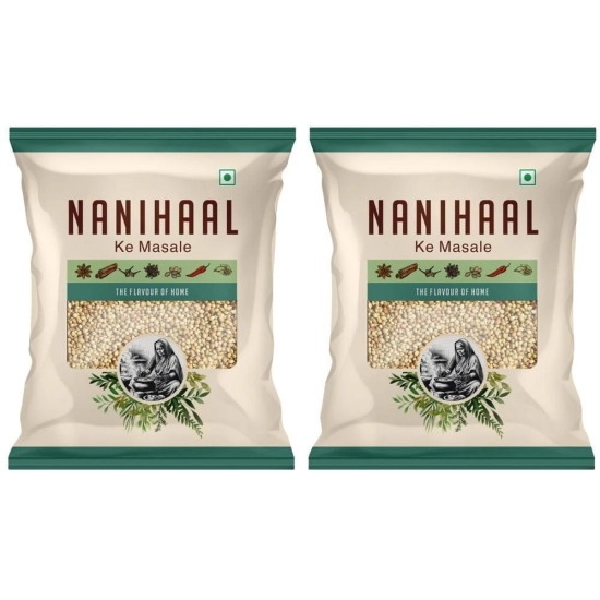 NANIHAAL Pure and Natural Coriander Seeds/Whole Dhaniya Seeds Indian Masala